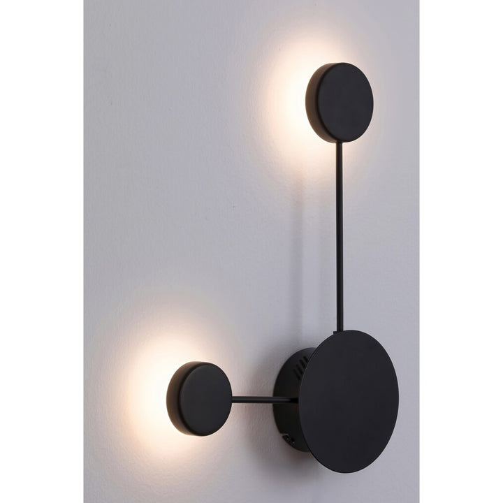 Lampe murale Amadeo LED 7W noir 6258 avec une température de couleur de 4000 K