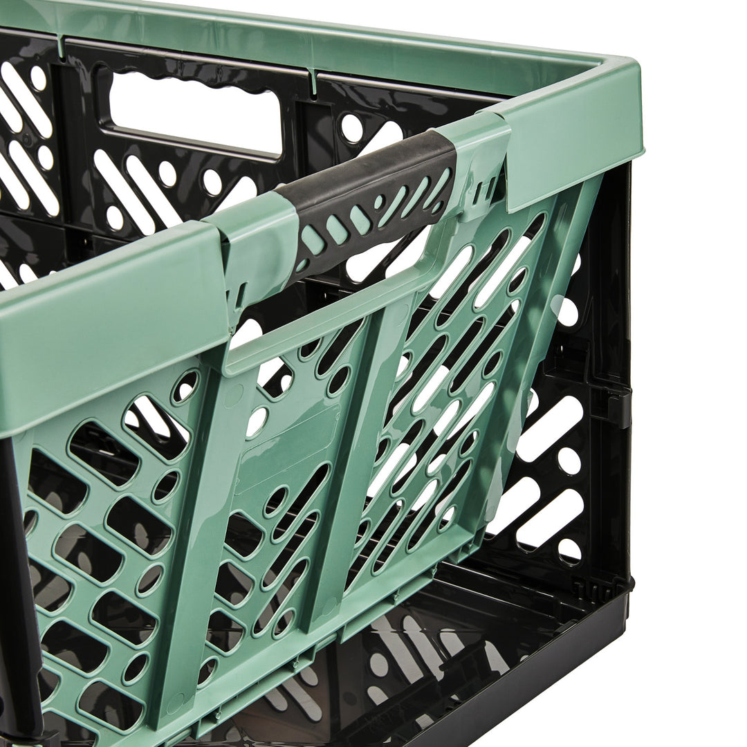 Panier pliant polyvalent en plastique vert Keeeper