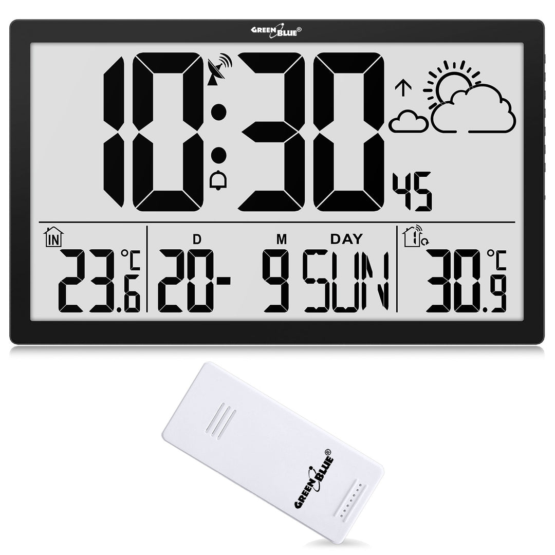 Horloge murale numérique à pile ou batterie Horloge murale numérique à pile ou batterie