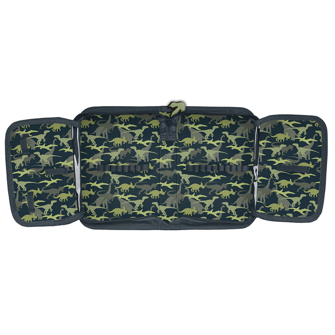 Trousse à crayons Dinosaur Paso sans accessoires PP23DZ-P001BW 19.5x13x3.5 cm
