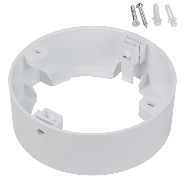 Adaptateur Maclean pour montage en saillie, pour panneau LED 9W, rond, 120*38mm, MCE376 R