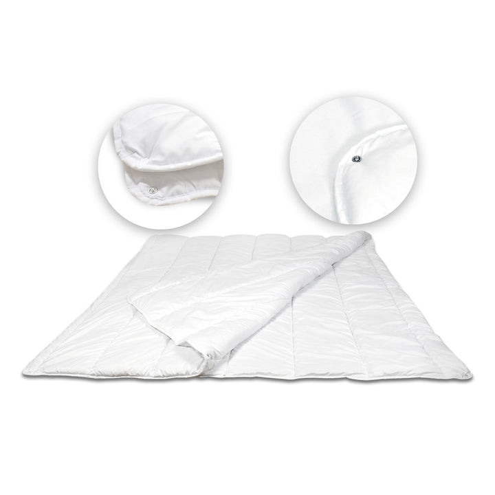 Couette Medicline, toute l'année, 160x200 cm, blanche, quatre saisons