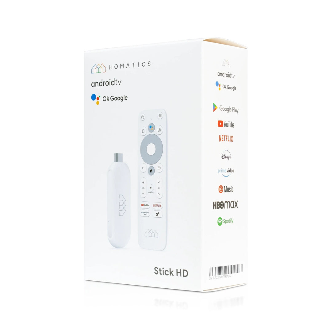 Lecteur multimédia Homatics, Android TV 11, 32GB, 1GB RAM, Stick HD
