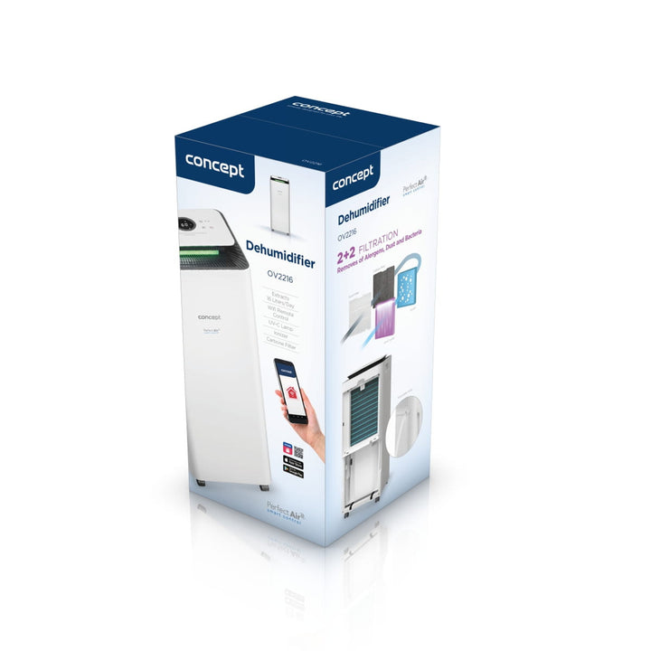 Concept OV2216 Perfect Air Déshumidificateur avec purificateur Smart