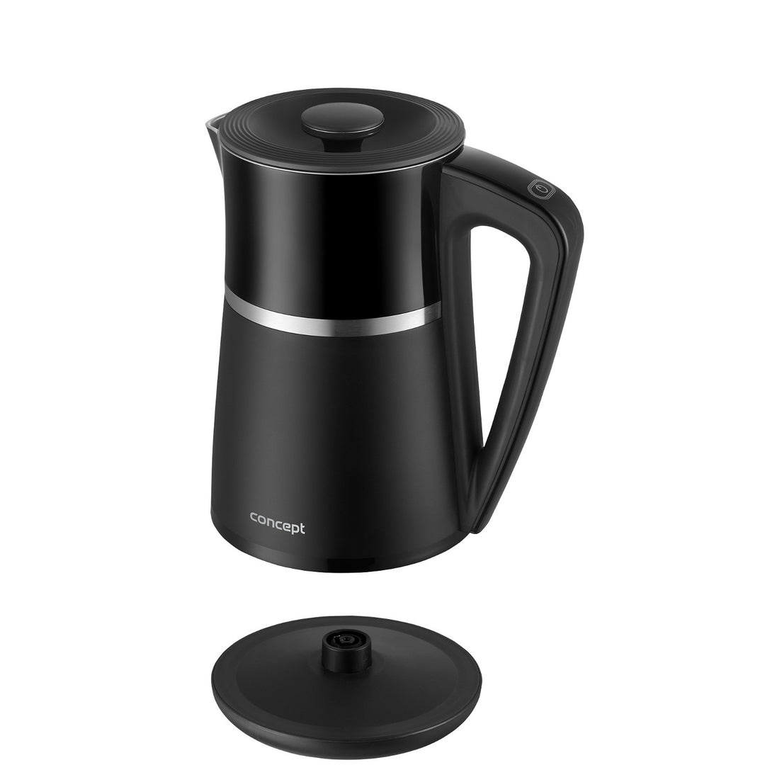 Bouilloire électrique Concept à double paroi de 1,7L avec contrôle de la température RK3100