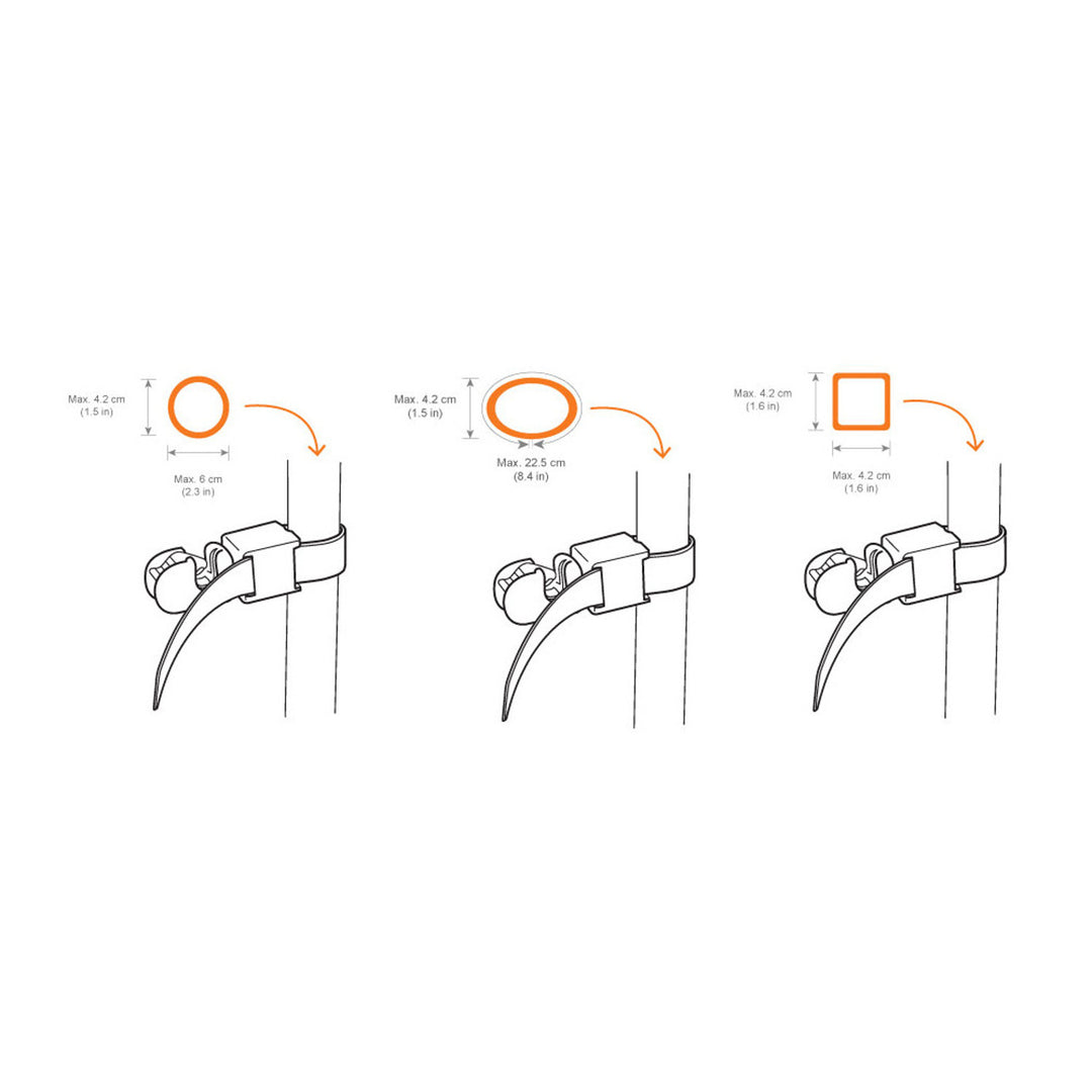 Extension de poussette BuggyBoard MINI, jusqu'à 22 kg, bleu