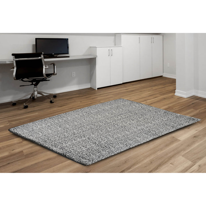 Fluffy DYWRAB120/160SYB Tapis en peluche imitation fourrure de lapin antidérapant 120x160 cm motif sibérien