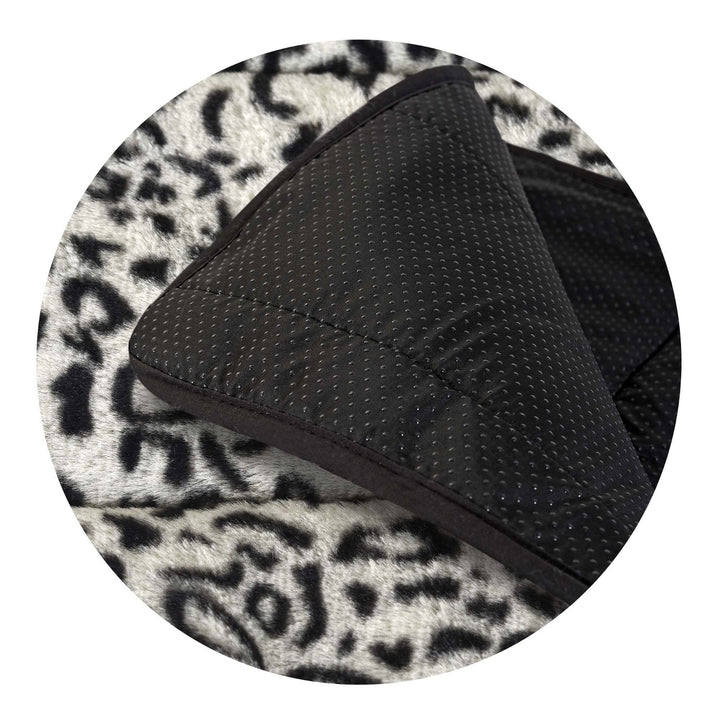 Fluffy DYWRAB120/160SYB Tapis en peluche imitation fourrure de lapin antidérapant 120x160 cm motif sibérien