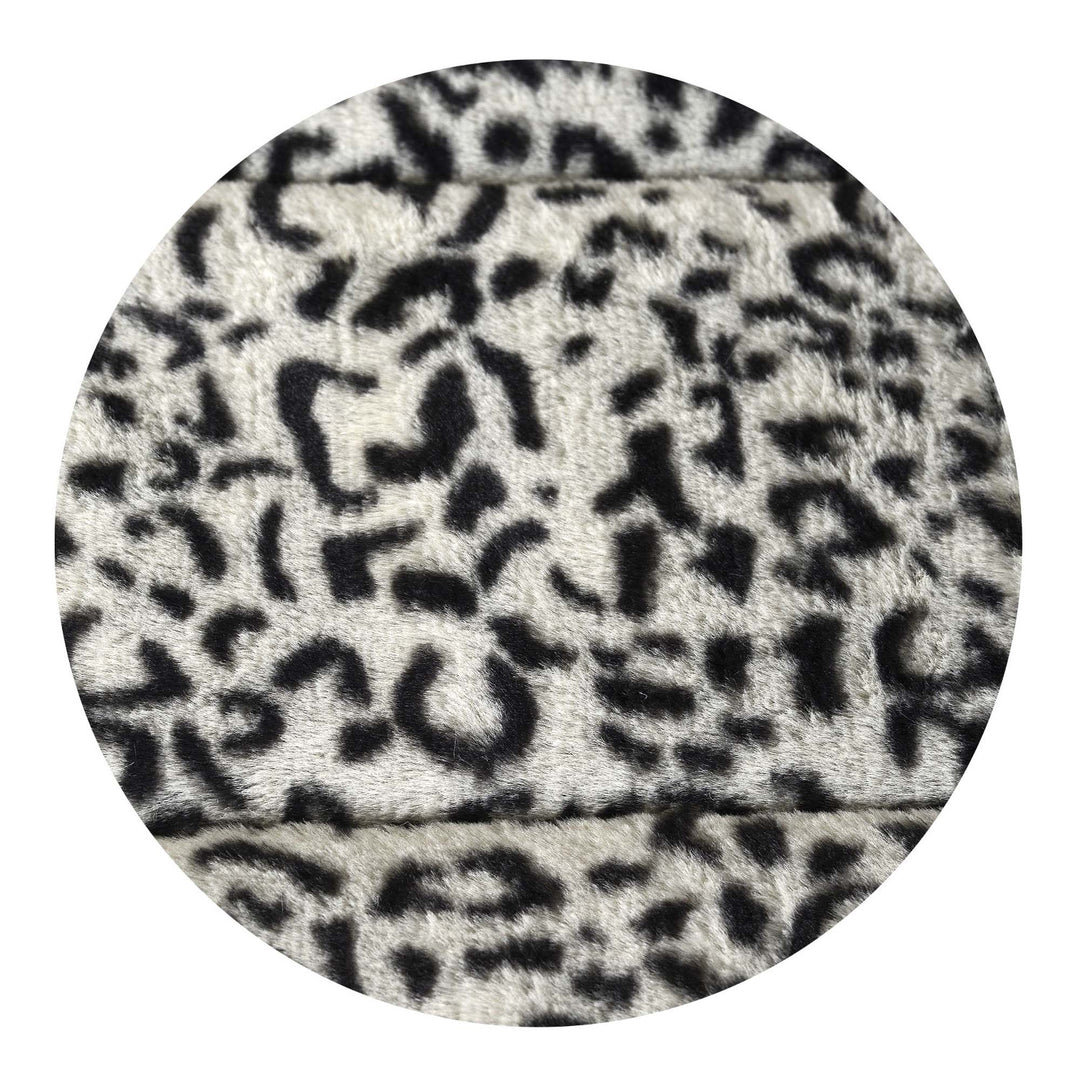 Fluffy DYWRAB120/160SYB Tapis en peluche imitation fourrure de lapin antidérapant 120x160 cm motif sibérien