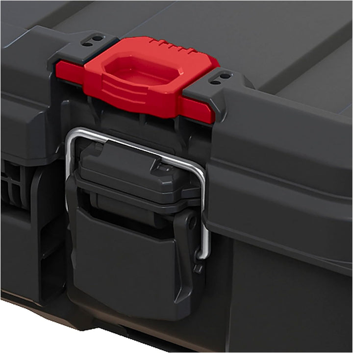 Mallette à outils Keter, compartiments amovibles, organisateur, noir, Stack'N'Roll 253382