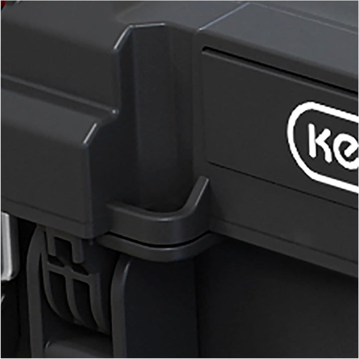 Mallette à outils Keter, compartiments amovibles, organisateur, noir, Stack'N'Roll 253382