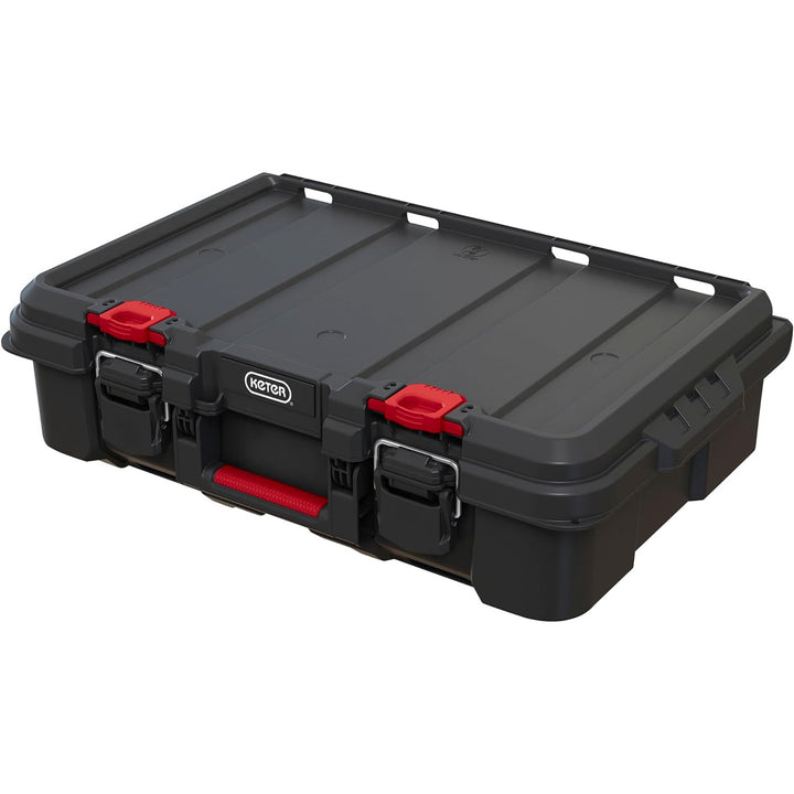 Mallette à outils Keter, compartiments amovibles, organisateur, noir, Stack'N'Roll 253382