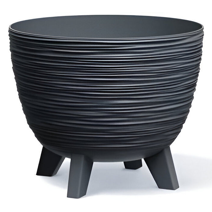Pot de fleurs Prosperplast, diamètre 290 mm couleur anthracite, DFUR300-S433, Furu