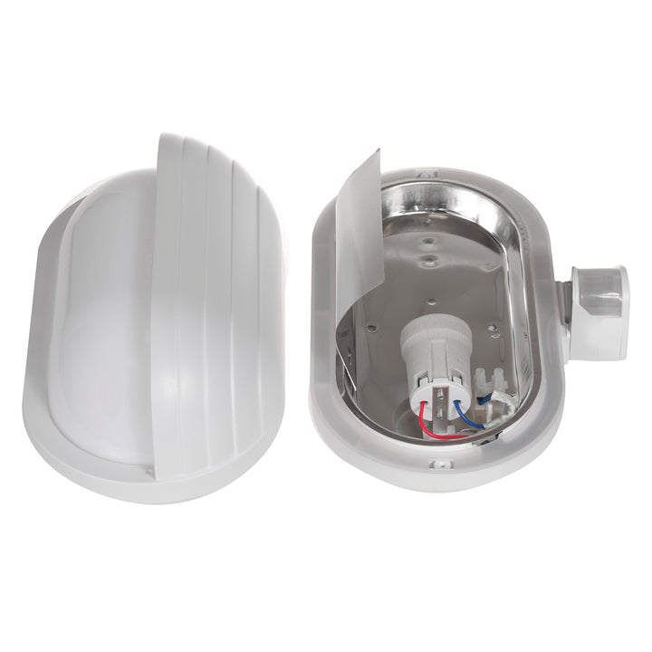 Applique Maclean, avec capteur PIR, max. 60W, 180°, MCE33 W + LED 8W