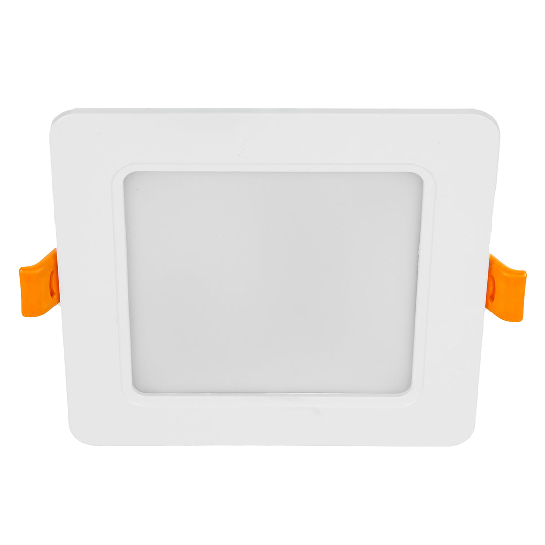 Maclean  MCE373 S/MCE378 S Plaque de plafond LED  encastrée SLIM 9W blanc neutre 4000K 120x120x26mm 900lm + adaptateur pour montage en surface