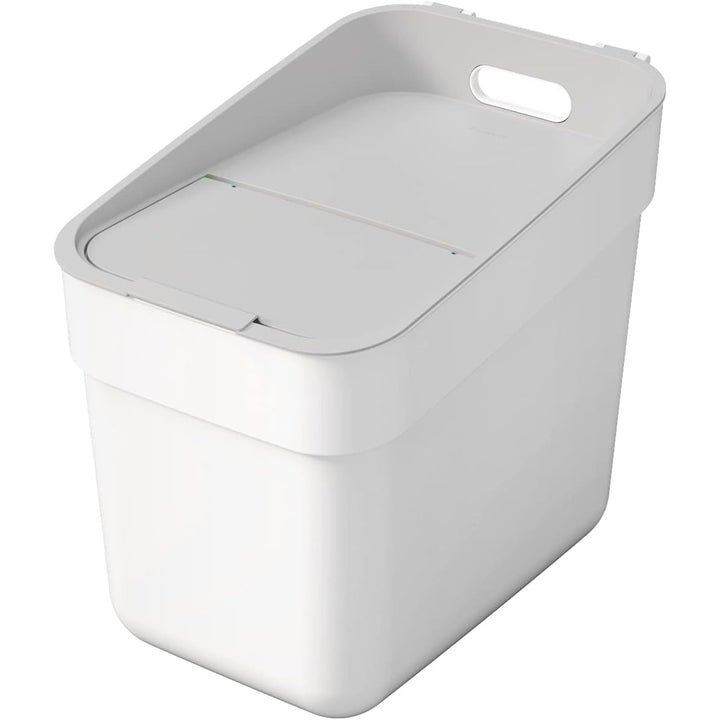 Poubelle Curver, pour le recyclage, 20 litres, blanc, Prêt à collecter