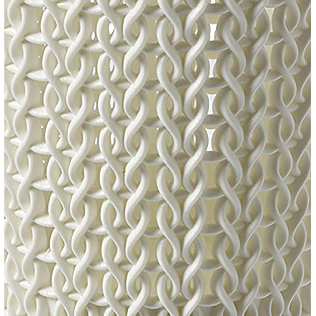 Panier à linge Curver, 2 poignées, 40l, crème, Knit
