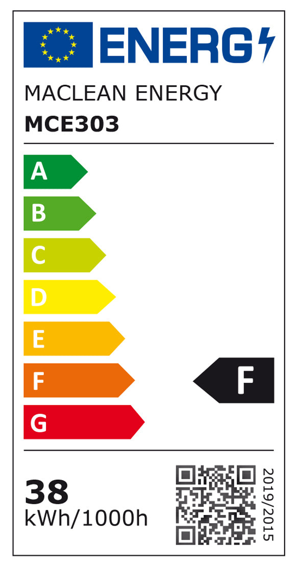 4x Ampoule LED Maclean, E27, 38W, 220-240V AC, blanc froid, 6500K, 3990lm, MCE303 CW