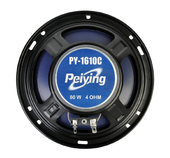 Haut-parleurs de voiture 6.4" 80W Peiying PY-1610C